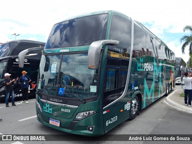 Empresa de Ônibus Nossa Senhora da Penha 64203 na cidade de Barueri, São Paulo, Brasil, por André Luiz Gomes de Souza. Número da foto: #12774438.