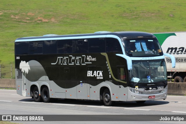 Transportadora Turística Natal 3800 na cidade de Lorena, São Paulo, Brasil, por João Felipe. Número da foto: #12774985.