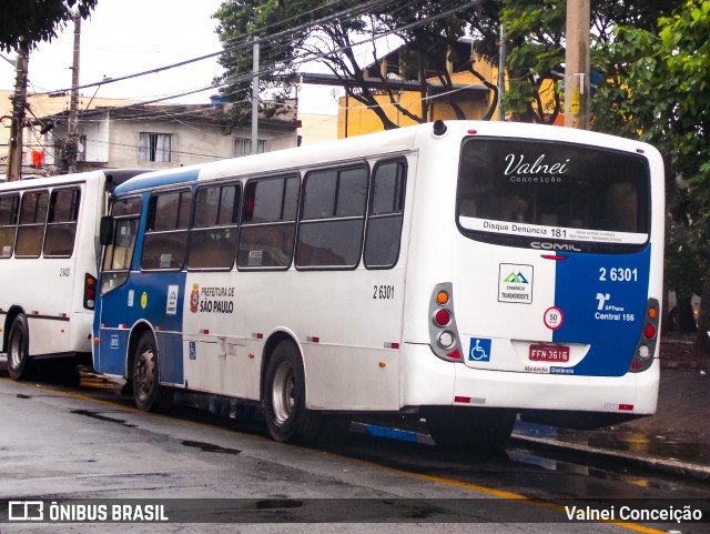 Transcooper > Norte Buss 2 6301 na cidade de São Paulo, São Paulo, Brasil, por Valnei Conceição. Número da foto: #12775234.