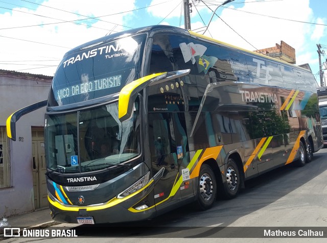 Transtina Turismo 1724 na cidade de Laje, Bahia, Brasil, por Matheus Calhau. Número da foto: #12775229.