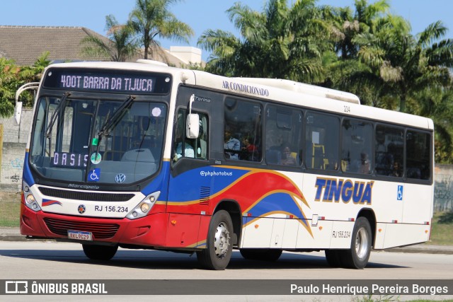 Transportadora Tinguá RJ 156.234 na cidade de Rio de Janeiro, Rio de Janeiro, Brasil, por Paulo Henrique Pereira Borges. Número da foto: #12776198.