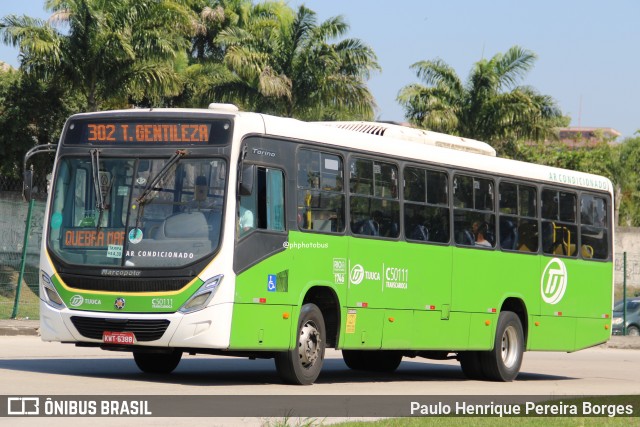 Tijuquinha - Auto Viação Tijuca C50111 na cidade de Rio de Janeiro, Rio de Janeiro, Brasil, por Paulo Henrique Pereira Borges. Número da foto: #12776206.