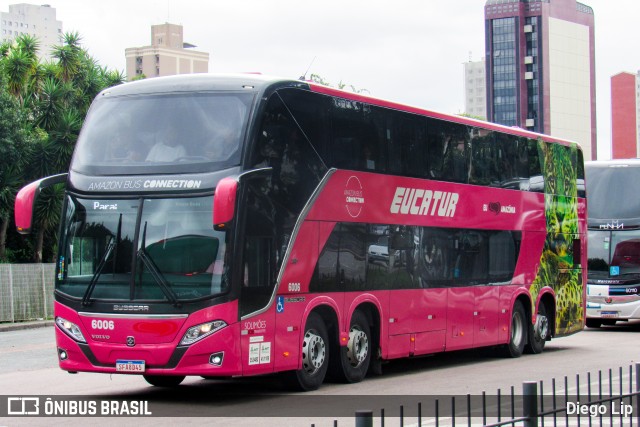 Eucatur - Empresa União Cascavel de Transportes e Turismo 6006 na cidade de Curitiba, Paraná, Brasil, por Diego Lip. Número da foto: #12776492.