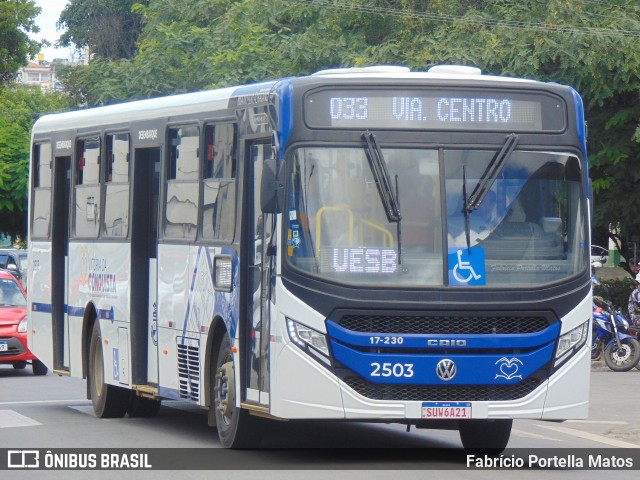 ATT - Atlântico Transportes e Turismo - Vitória da Conquista 2503 na cidade de Vitória da Conquista, Bahia, Brasil, por Fabrício Portella Matos. Número da foto: #12775183.