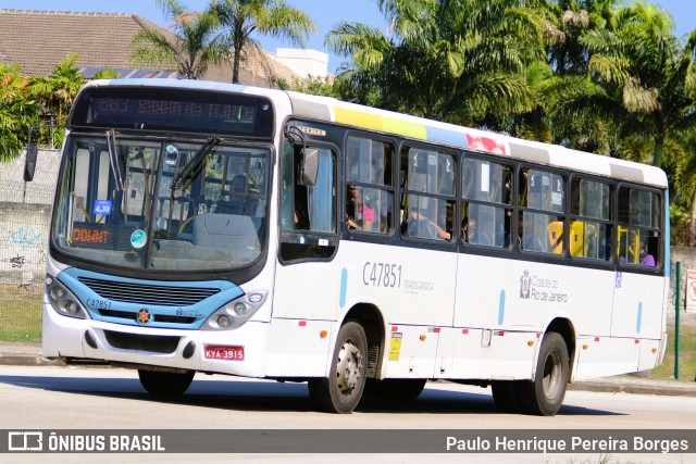 Viação Redentor C47851 na cidade de Rio de Janeiro, Rio de Janeiro, Brasil, por Paulo Henrique Pereira Borges. Número da foto: #12776201.