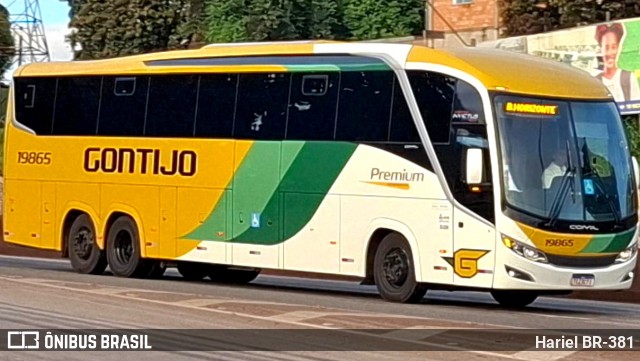 Empresa Gontijo de Transportes 19865 na cidade de Betim, Minas Gerais, Brasil, por Hariel BR-381. Número da foto: #12701954.