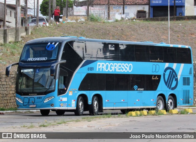 Auto Viação Progresso 6189 na cidade de Natal, Rio Grande do Norte, Brasil, por Joao Paulo Nascimento Silva. Número da foto: #12701575.