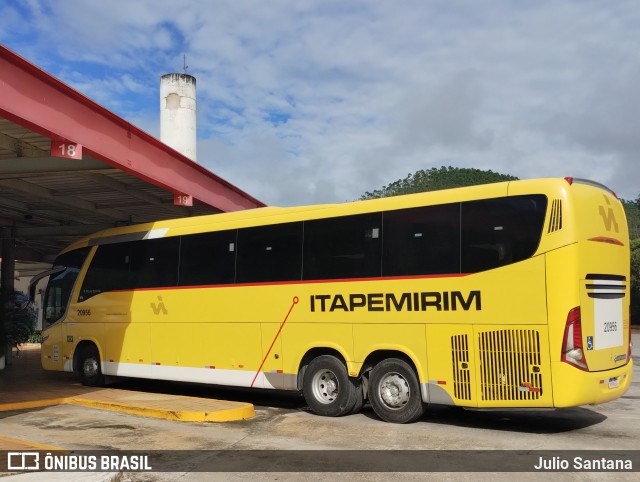 Viação Nova Itapemirim 20956 na cidade de Queluz, São Paulo, Brasil, por Julio Santana. Número da foto: #12700049.
