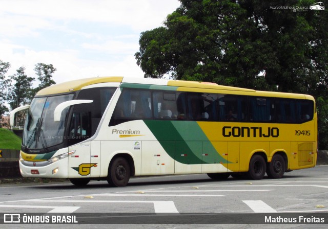 Empresa Gontijo de Transportes 19415 na cidade de Resende, Rio de Janeiro, Brasil, por Matheus Freitas. Número da foto: #12701279.