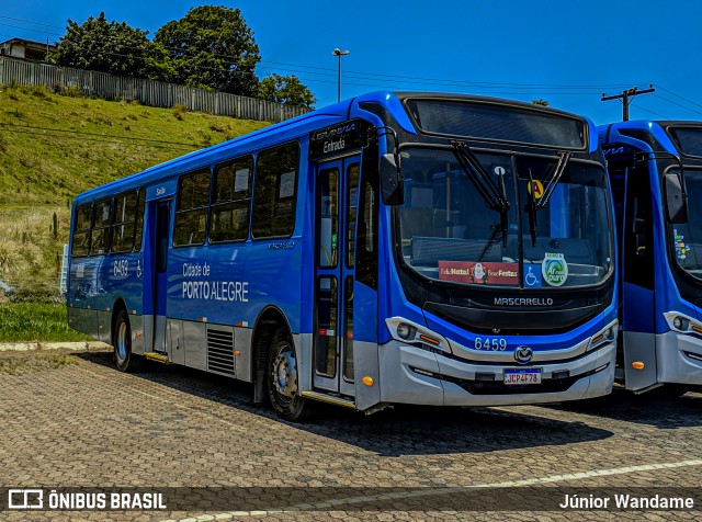 Nortran Transportes Coletivos 6459 na cidade de Porto Alegre, Rio Grande do Sul, Brasil, por Júnior Wandame. Número da foto: #12702011.