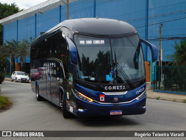 Viação Cometa 724519 na cidade de São Paulo, São Paulo, Brasil, por Rogério Teixeira Varadi. Número da foto: #12700694.