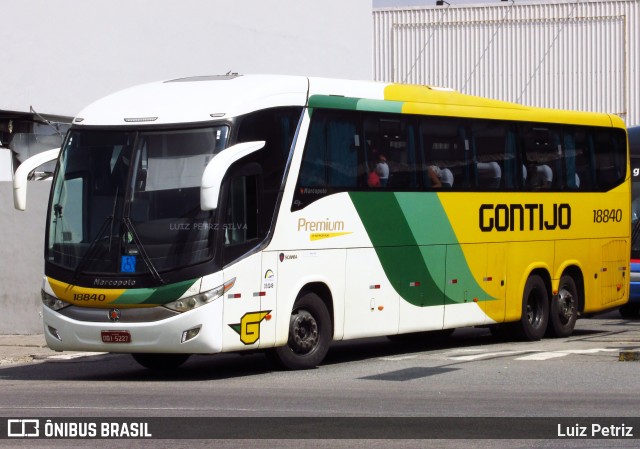 Empresa Gontijo de Transportes 18840 na cidade de Rio de Janeiro, Rio de Janeiro, Brasil, por Luiz Petriz. Número da foto: #12699791.