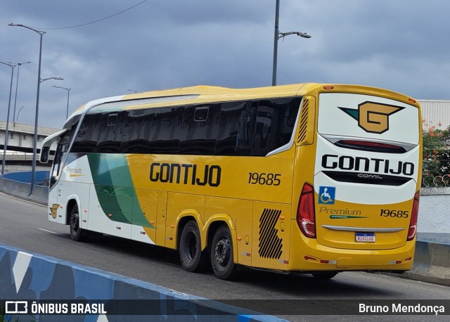 Empresa Gontijo de Transportes 19685 na cidade de Rio de Janeiro, Rio de Janeiro, Brasil, por Bruno Mendonça. Número da foto: #12699476.