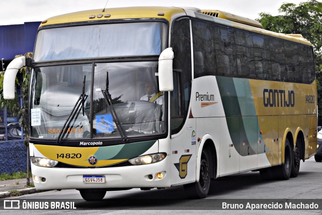 Empresa Gontijo de Transportes 14820 na cidade de São Paulo, São Paulo, Brasil, por Bruno Aparecido Machado. Número da foto: #12702135.