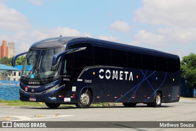 Viação Cometa 724519 na cidade de São Paulo, São Paulo, Brasil, por Matheus Souza. Número da foto: #12702534.