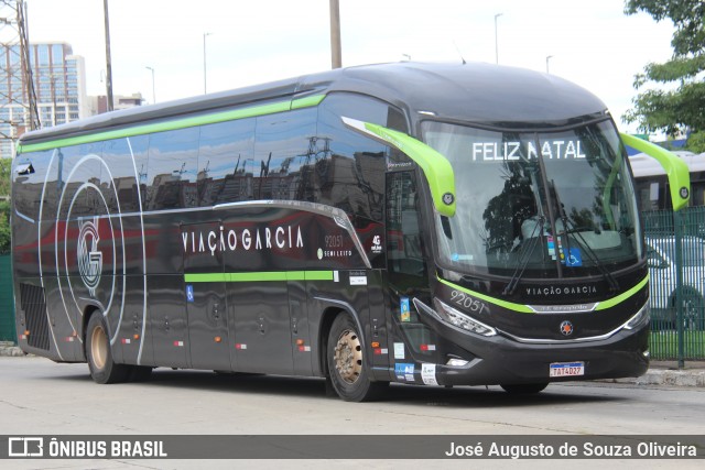 Viação Garcia 92051 na cidade de São Paulo, São Paulo, Brasil, por José Augusto de Souza Oliveira. Número da foto: #12700856.