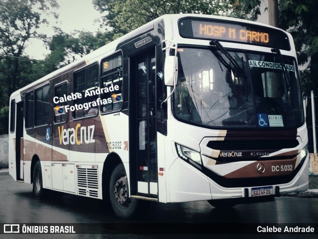 Auto Ônibus Vera Cruz DC 5.032 na cidade de Duque de Caxias, Rio de Janeiro, Brasil, por Calebe Andrade. Número da foto: #12699403.