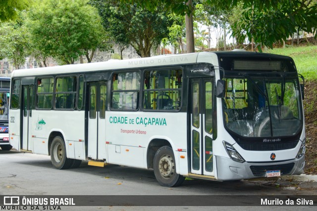 ABC Transportes Coletivos - Cidade de Caçapava 202 na cidade de Caçapava, São Paulo, Brasil, por Murilo da Silva. Número da foto: #12700865.