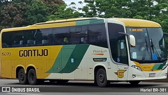 Empresa Gontijo de Transportes 15070 na cidade de Betim, Minas Gerais, Brasil, por Hariel BR-381. Número da foto: #12701204.