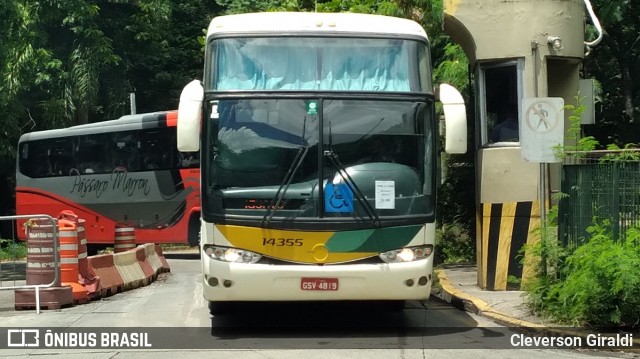 Empresa Gontijo de Transportes 14355 na cidade de São Paulo, São Paulo, Brasil, por Cleverson Giraldi. Número da foto: #12699806.