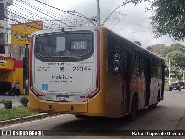 Viação Cidade de Caieiras 22344 na cidade de Caieiras, São Paulo, Brasil, por Rafael Lopes de Oliveira. Número da foto: #12701280.