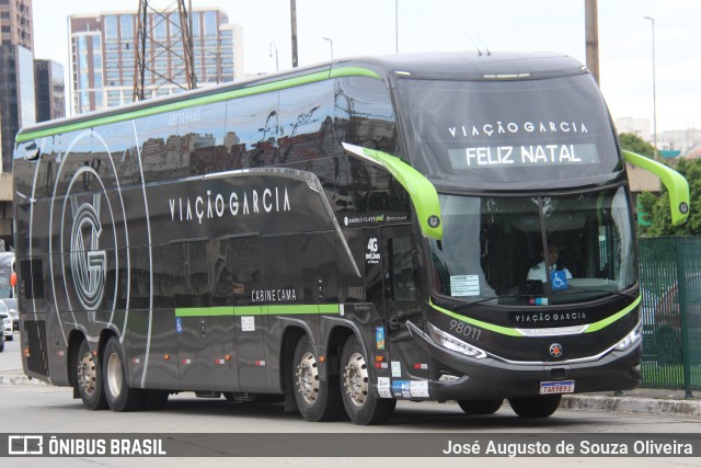 Viação Garcia 98011 na cidade de São Paulo, São Paulo, Brasil, por José Augusto de Souza Oliveira. Número da foto: #12700830.