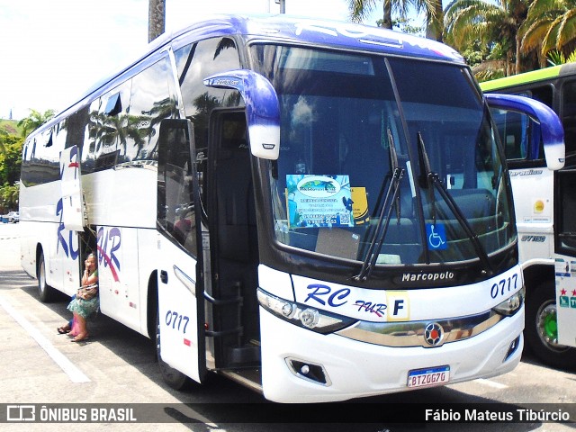 RC Tur Transportes e Turismo 0717 na cidade de Aparecida, São Paulo, Brasil, por Fábio Mateus Tibúrcio. Número da foto: #12701335.