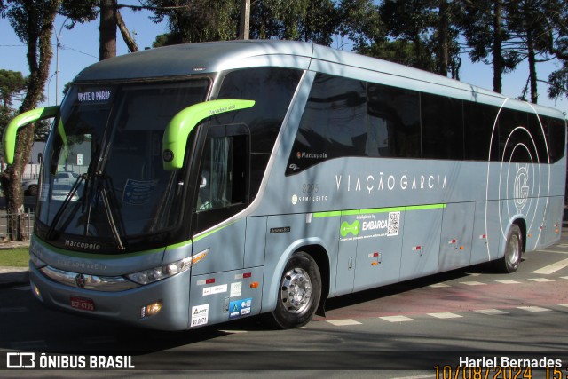 Viação Garcia 8295 na cidade de Curitiba, Paraná, Brasil, por Hariel Bernades. Número da foto: #12699470.