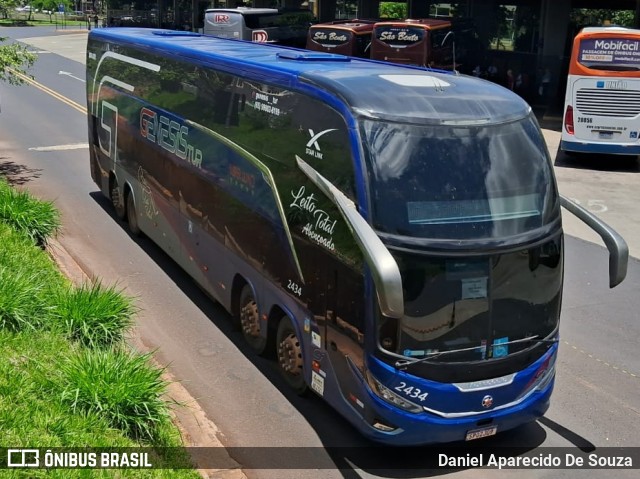 LP Gênesis Bus 2434 na cidade de Ribeirão Preto, São Paulo, Brasil, por Daniel Aparecido De Souza. Número da foto: #12700182.