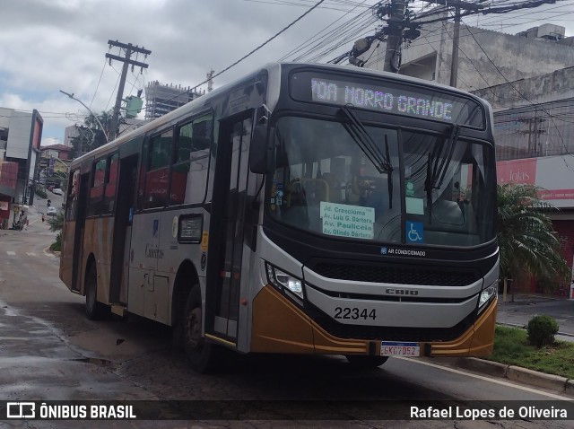 Viação Cidade de Caieiras 22344 na cidade de Caieiras, São Paulo, Brasil, por Rafael Lopes de Oliveira. Número da foto: #12701269.