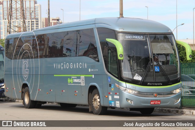 Viação Garcia 8295 na cidade de São Paulo, São Paulo, Brasil, por José Augusto de Souza Oliveira. Número da foto: #12700894.