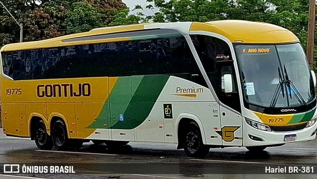 Empresa Gontijo de Transportes 19775 na cidade de Betim, Minas Gerais, Brasil, por Hariel BR-381. Número da foto: #12701217.