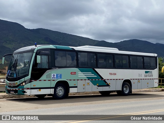 Santa Fé Transportes 184 na cidade de Ouro Preto, Minas Gerais, Brasil, por César Natividade. Número da foto: #12701845.