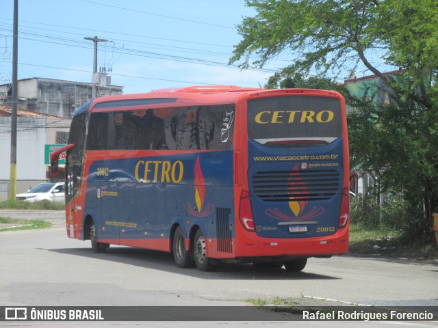 Viação Cetro 20012 na cidade de Aracaju, Sergipe, Brasil, por Rafael Rodrigues Forencio. Número da foto: #12701792.