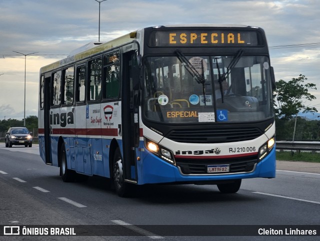 Auto Lotação Ingá RJ 210.006 na cidade de São Gonçalo, Rio de Janeiro, Brasil, por Cleiton Linhares. Número da foto: #12700946.