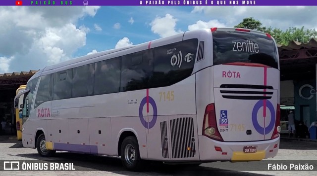 Rota Transportes Rodoviários 7145 na cidade de Vitória da Conquista, Bahia, Brasil, por Fábio Paixão. Número da foto: #12699567.