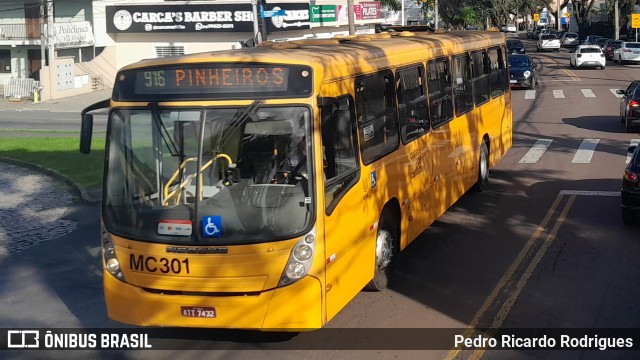 Auto Viação Mercês MC301 na cidade de Curitiba, Paraná, Brasil, por Pedro Ricardo Rodrigues. Número da foto: #12699357.