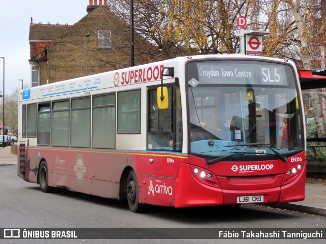 Arriva ENX6 na cidade de Bromley, Greater London, Inglaterra, por Fábio Takahashi Tanniguchi. Número da foto: #12700186.