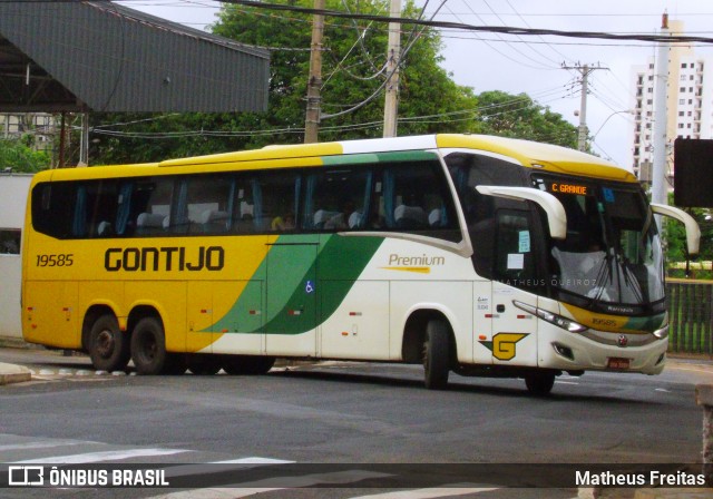 Empresa Gontijo de Transportes 19585 na cidade de São José do Rio Preto, São Paulo, Brasil, por Matheus Freitas. Número da foto: #12701270.