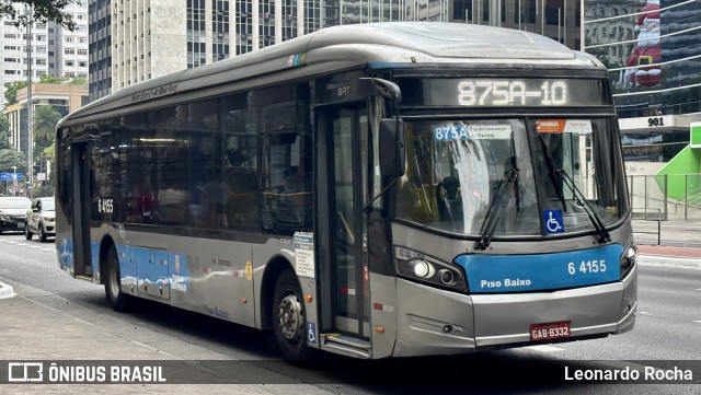 Viação Paratodos > São Jorge > Metropolitana São Paulo > Mobibrasil 6 4155 na cidade de São Paulo, São Paulo, Brasil, por Leonardo Rocha. Número da foto: #12702345.