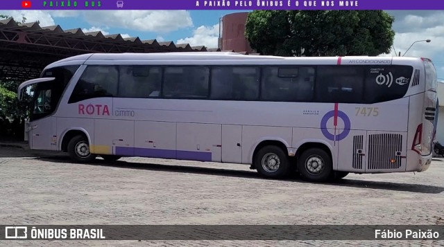 Rota Transportes Rodoviários 7475 na cidade de Vitória da Conquista, Bahia, Brasil, por Fábio Paixão. Número da foto: #12701705.