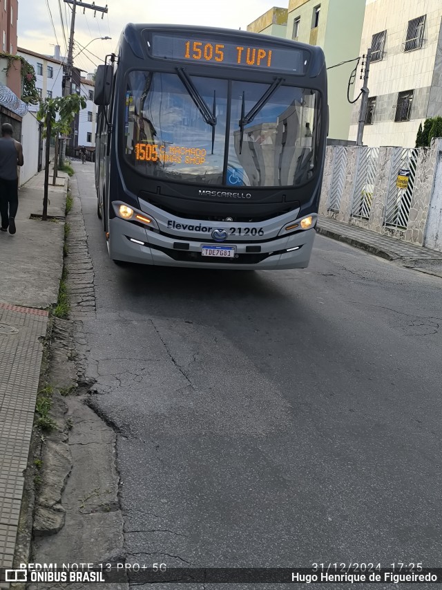 Viação Progresso 21206 na cidade de Belo Horizonte, Minas Gerais, Brasil, por Hugo Henrique de Figueiredo. Número da foto: #12700516.