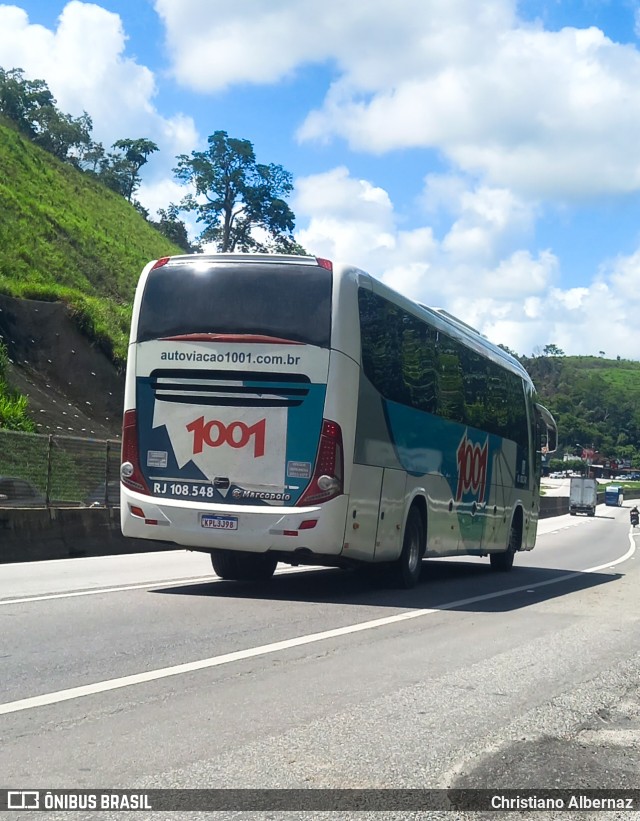 Auto Viação 1001 RJ 108.548 na cidade de Rio Bonito, Rio de Janeiro, Brasil, por Christiano Albernaz. Número da foto: #12702429.