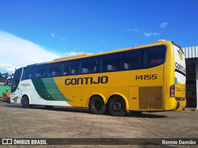 Empresa Gontijo de Transportes 14155 na cidade de São João Evangelista, Minas Gerais, Brasil, por Ronnie Damião. Número da foto: #12699592.