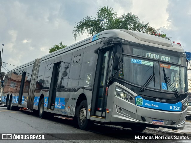 Viação Paratodos > São Jorge > Metropolitana São Paulo > Mobibrasil 6 3531 na cidade de São Paulo, São Paulo, Brasil, por Matheus Neri dos Santos. Número da foto: #12701966.