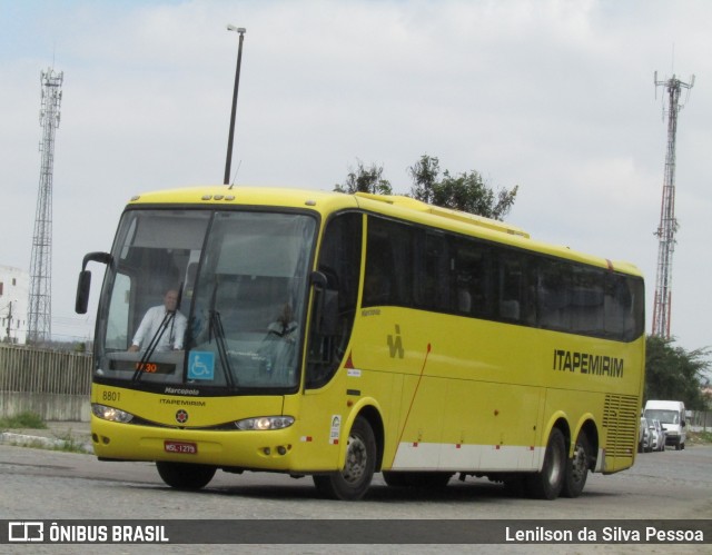 Viação Itapemirim 8801 na cidade de Caruaru, Pernambuco, Brasil, por Lenilson da Silva Pessoa. Número da foto: #12701731.