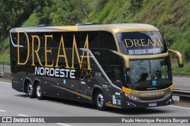 Expresso Nordeste 61130 na cidade de Piraí, Rio de Janeiro, Brasil, por Paulo Henrique Pereira Borges. Número da foto: #12701787.