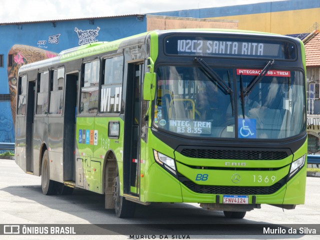 BBTT - Benfica Barueri Transporte e Turismo 1369 na cidade de Itapevi, São Paulo, Brasil, por Murilo da Silva. Número da foto: #12700358.