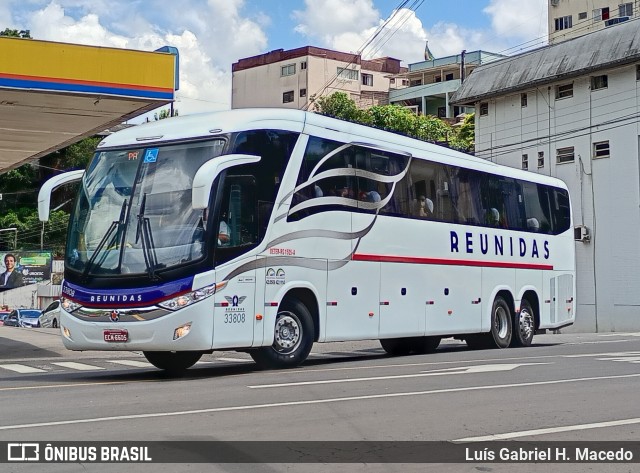 Reunidas Transportes Coletivos 33808 na cidade de Seara, Santa Catarina, Brasil, por Luís Gabriel H. Macedo. Número da foto: #12776837.