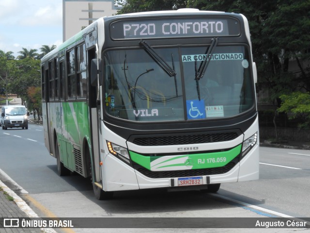 Viação Elite RJ 176.059 na cidade de Volta Redonda, Rio de Janeiro, Brasil, por Augusto César. Número da foto: #12777436.